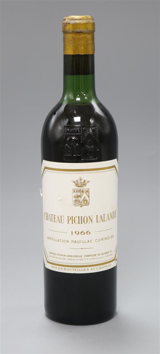 One bottle of Chateau Pichon Lalande 1966